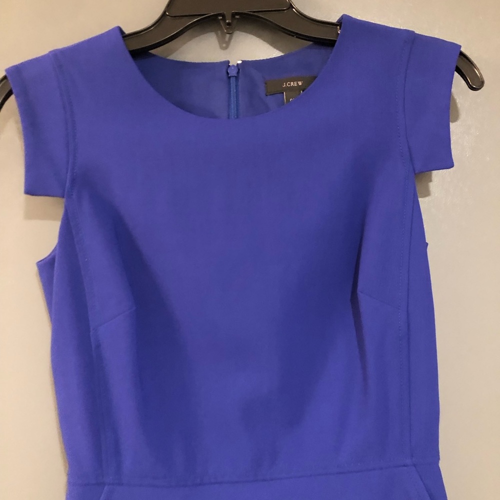 Royal blue J. Crew dress, size 00